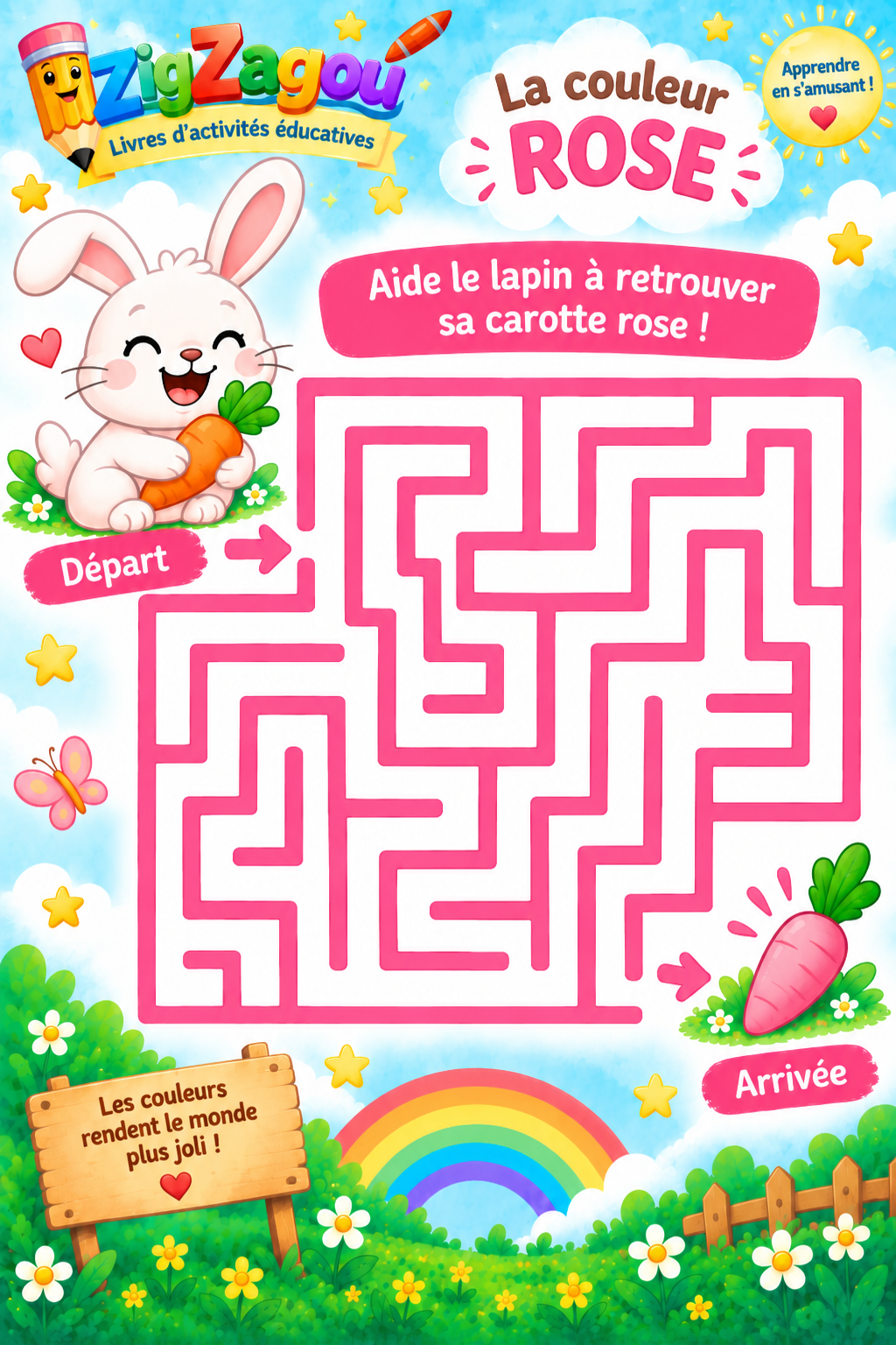 Labyrinthe rose