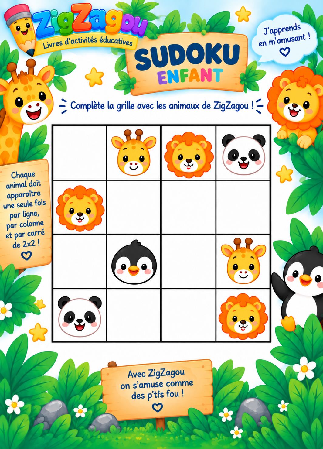 Sudoku des animaux