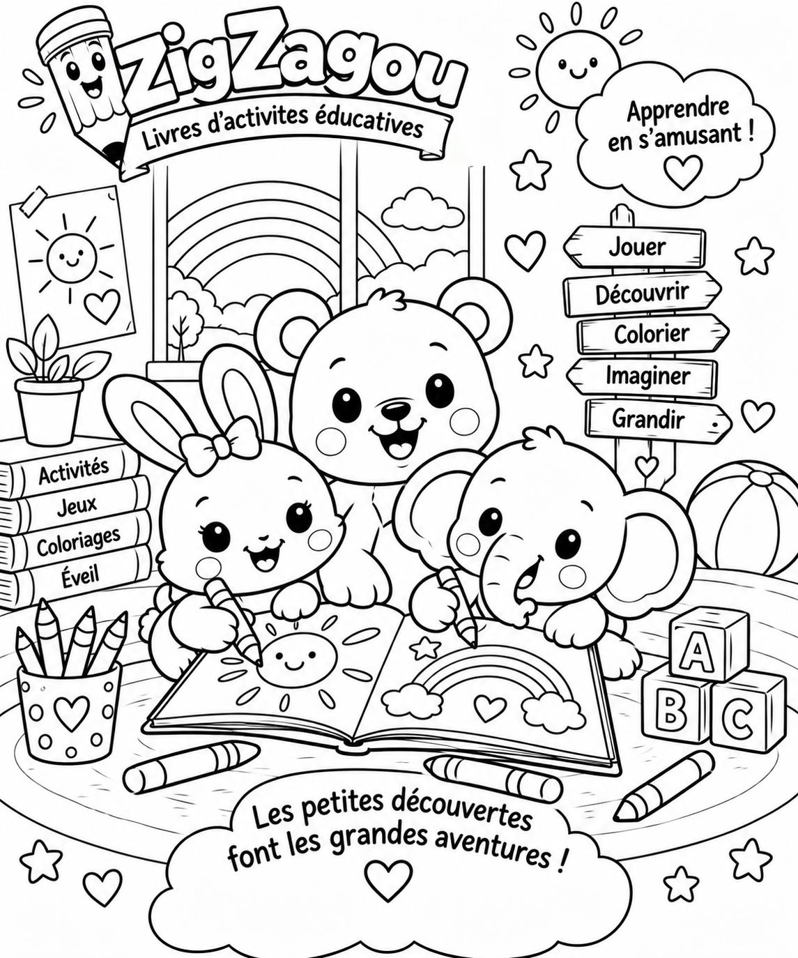 Coloriage ZigZagou 2