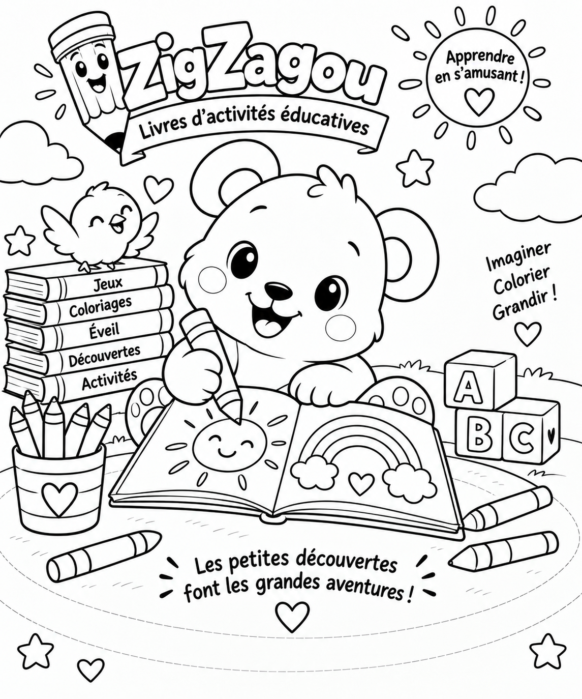 Coloriage ZigZagou 3