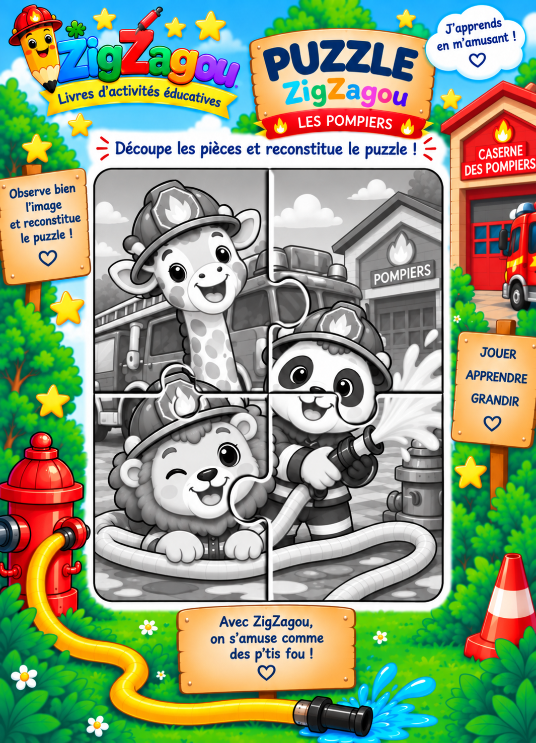 Puzzle pompier 1