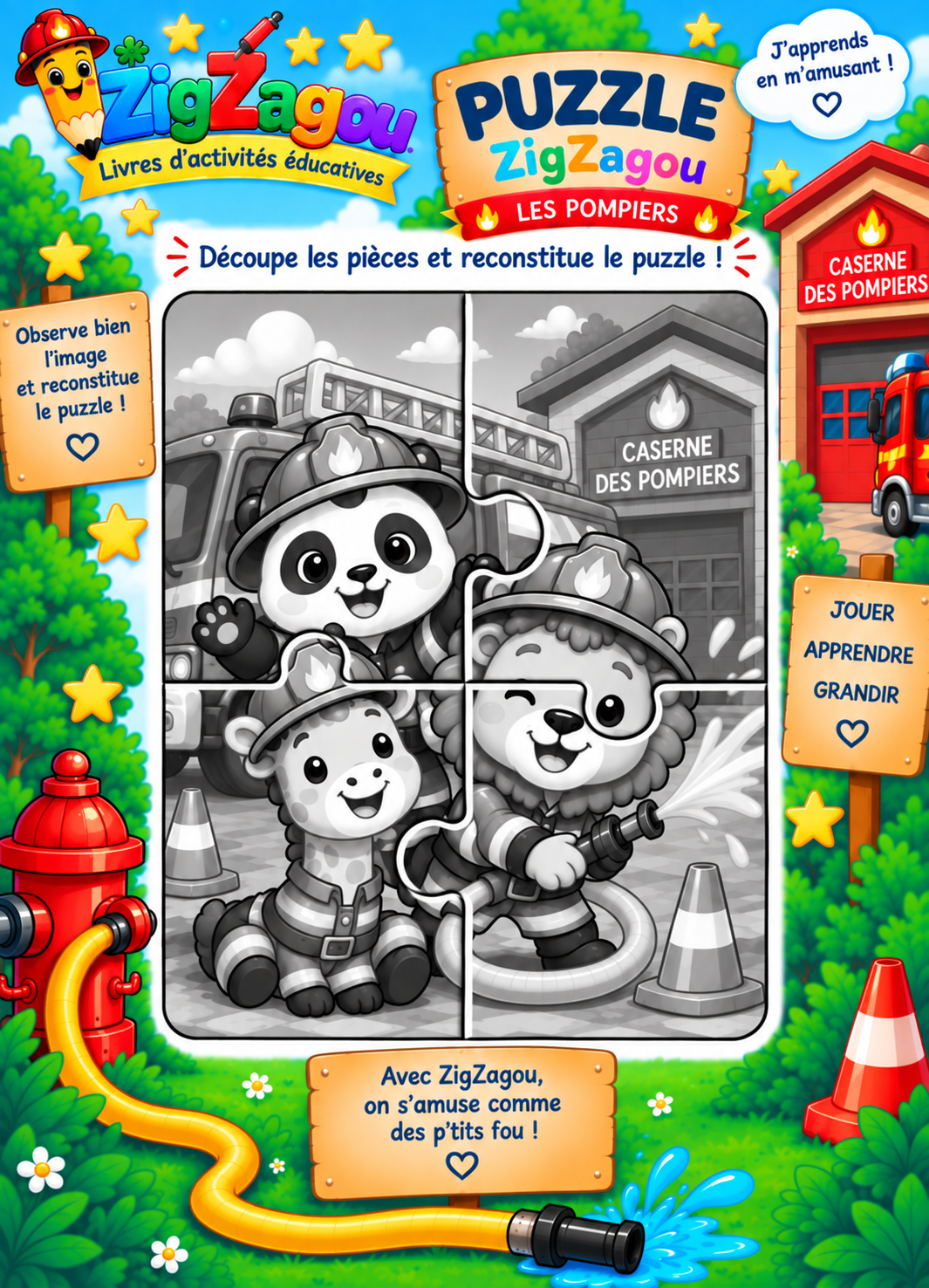 Puzzle pompier 3