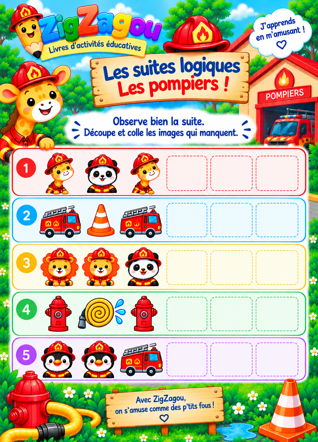 Suite logique pompier