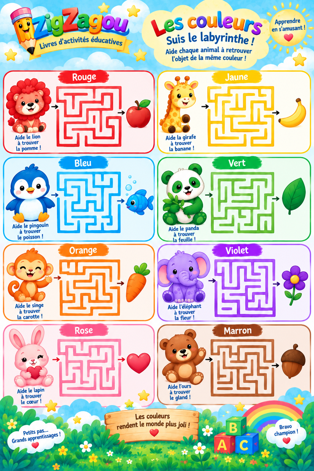 Labyrinthe des couleurs