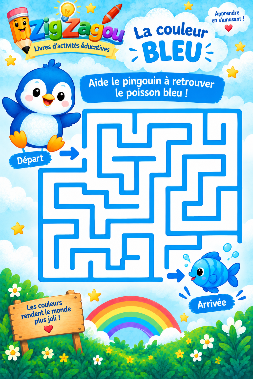 Labyrinthe bleu