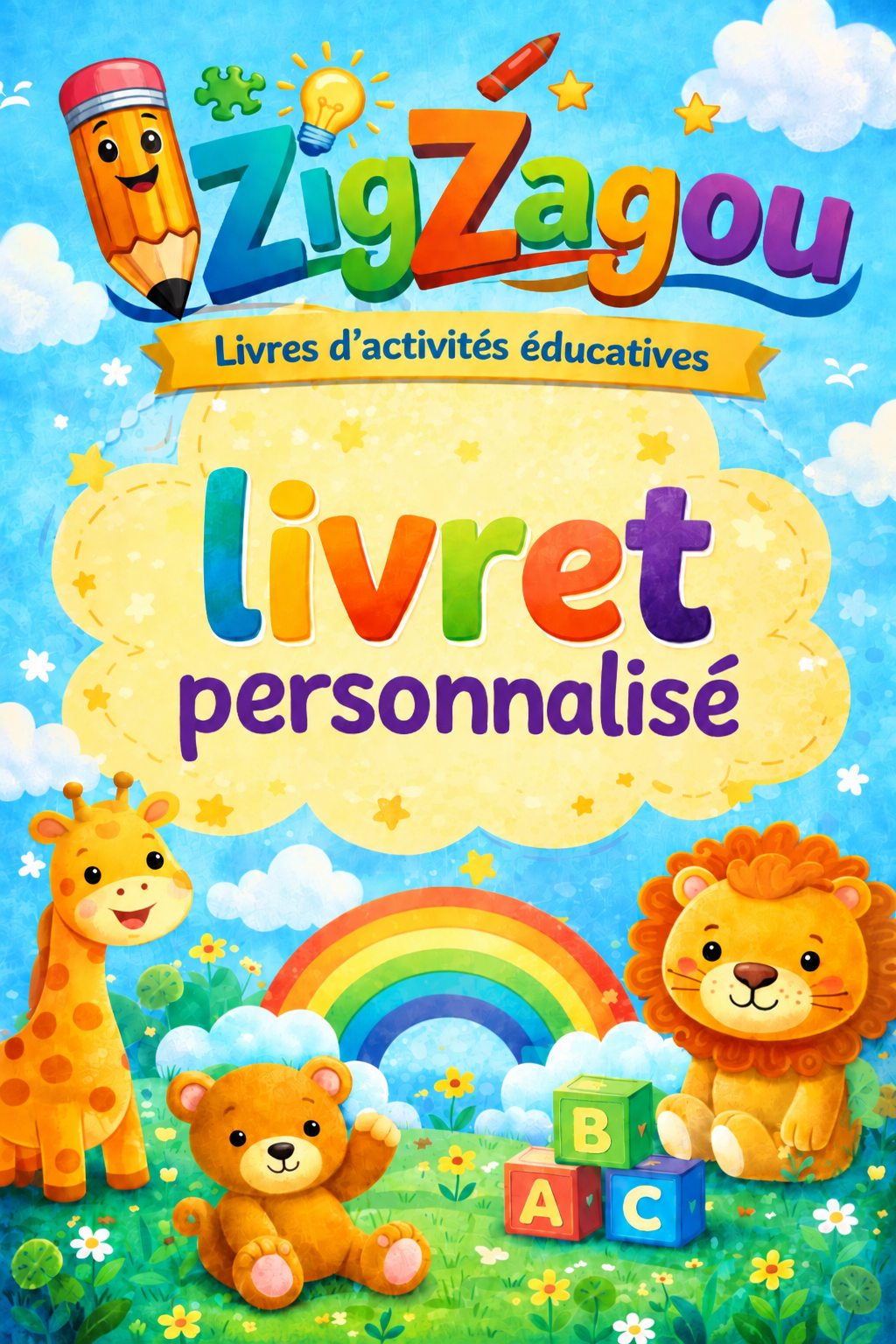 Couverture du livret personnalisé